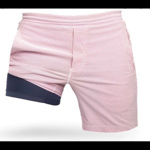 Birddogs Boom for your Boomstick Classic Lined Shorts American Flag w Navy Liner